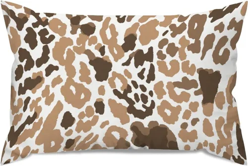 Vista 141 de ArogGeld Funda de almohada para sofá, guepardo y leopardo, estampado de leopardo, funda de cojín decorativa de granja para sala de estar