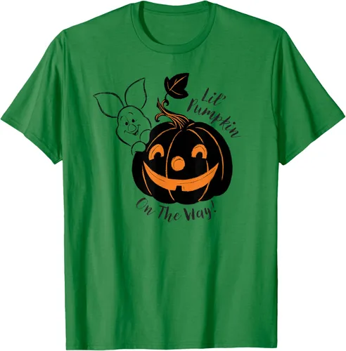 Vista 4 de Disney Camiseta de Halloween Winnie the Pooh Lil' Pumpkin on the Way, Blanco, S