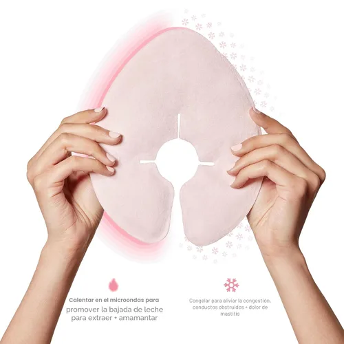 Vista 3 de Frida Mom Paquetes de terapia de senos, almohadillas para el pecho, paquete frío y caliente para aliviar el dolor, esenciales de lactancia materna