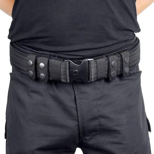 Vista 5 de TAFTACFR Cinturón de servicio para la aplicación de la ley Utilidad Seguridad Policía Militar 2.0 "Tactical Patrol Belt Set