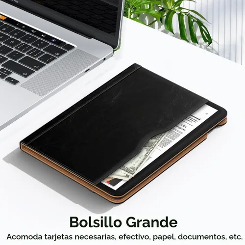 Vista 8 de OKP Funda para iPad de 9ª generación 2021/8ª generación 2020/7ª generación 2019 de 10.2 pulgadas, funda con visión multiángulo, cuero PU con soporte