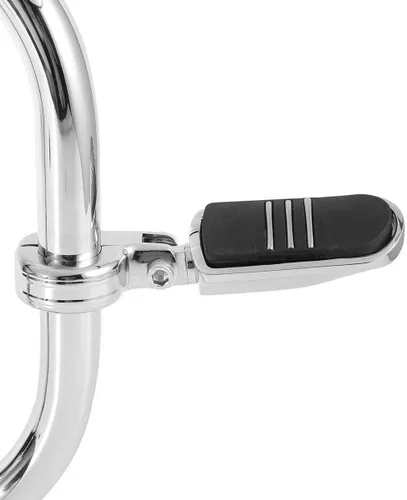 Vista 7 de Green-L Estriberas universales para motocicleta de 1 1/4 pulgadas con abrazadera P para Harley Sportster Softail Dyna Touring Road King Street Glide