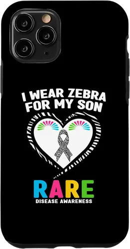 Vista 29 de I Wear Zebra for My Son Rare Disease Awareness Day 2026 Case for iPhone 17