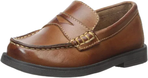 Vista 11 de Florsheim Mocasines Croquet Penny JR para niños pequeños y grandes Borgoña