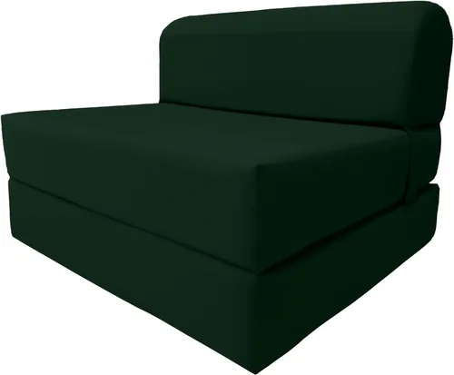 Vista 27 de D&D Futon Furniture. Silla plegable de espuma, sofá de estudio, colchón de espuma plegable para invitados (6 x 24 x 70 pulgadas, negro)