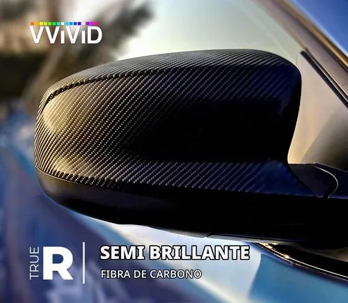 Vista 5 de VViViD® Black True R Rollo de Vinilo Envoltorio de Fibra de Carbono con Tecnología de Liberación de Aire (5 Pies por 5 Pies)