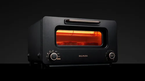 Vista 3 de BALMUDA The Toaster Pro Tostadora de horno a vapor Tamaño compacto 14.1 pulgadas de ancho x 12.6 pulgadas de profundidad × 8.2 pulgadas de alto
