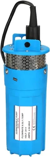 Vista 9 de Bomba sumergible de pozo profundo de 12 V, 24 V, 220 V, 6 L/min, elevación = 229.7 ft, para paneles de energía solar, pequeñas mini bombas