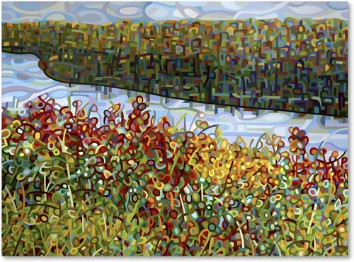 Vista 11 de Trademark Fine Art - Lienzo decorativo "El río", 18 x 24 pulgadas