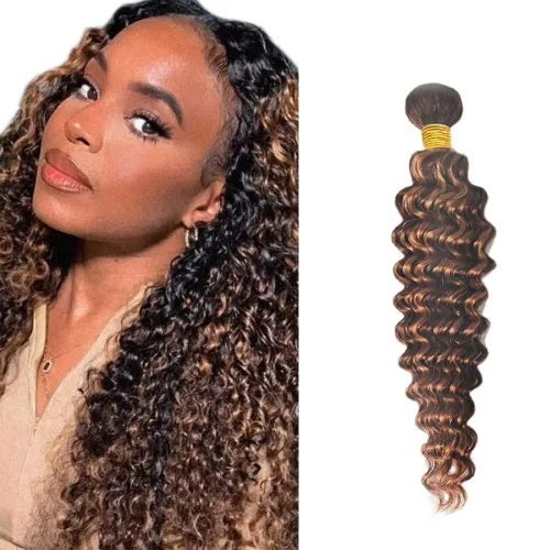 Vista 16 de 300g 1B27 Human Hair Bundles Honey Blonde Bundles Human Hair 10A Brazilian Virgin Remy Hair Extensions 8 10 12 Inch