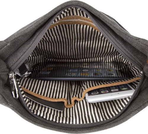 Vista 3 de Travelon Heritage - Bolsa de viaje antirrobo, Pewter), 33072 540