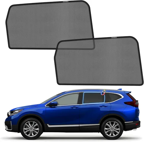 Vista 16 de KUST Persianas de ventana de automóvil para Toyota 4Runner 2011-2023, accesorios de malla transpirable, cubiertas magnéticas de malla transpirable