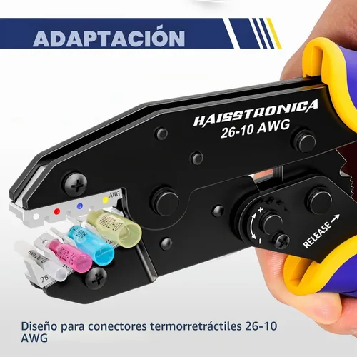 Vista 3 de haisstronica Juego de conectores de anillo termorretráctil de 300 piezas