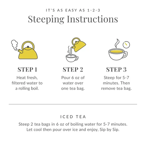Vista 6 de The Republic of Tea Bolsas de té de hierbas Organic Mint Fields, sin cafeína, 36 porciones