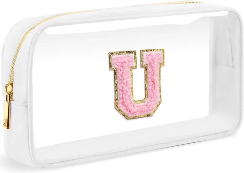 Vista 24 de Bolsa de Maquillaje Transparente Pequeña Bolsa de Cosméticos Bolsa de Viaje de Artículos de Aseo Bolsa Transparente con Cremallera Bolso Organizador