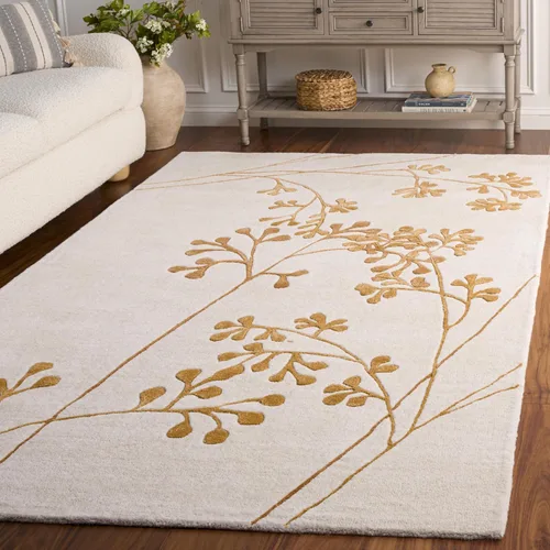 Vista 13 de SAFAVIEH Soho Collection - Alfombra redonda de 6 pies, color gris, lana hecha a mano, ideal para zonas de alto tráfico en sala de estar, dormitorio