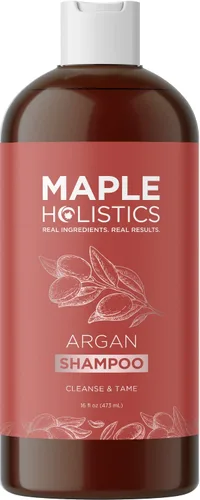 Vista 10 de Champú de aceite de argán para cabello seco - Champú sin sulfato para cabello dañado y encrespamiento con aceite de argán para el cabello - Champú