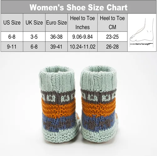 Vista 5 de The Metluks Warm Slipper Socks for Women, Winter Fuzzy House Shoes Indoor, Cozy Christmas Gifts Unique
