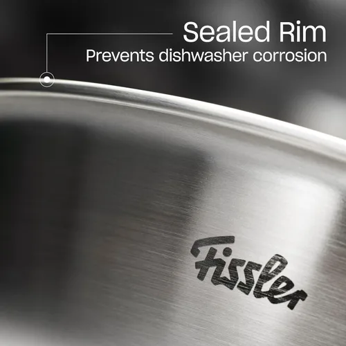 Vista 4 de Fissler M5 Pro-Ply - Sartén de acero inoxidable de 5 capas, 8 pulgadas