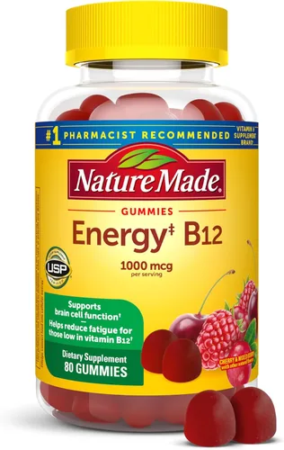 Vista 5 de Nature Made Gomitas energéticas B12, 80 unidades, (paquete de 2), el sabor puede variar.