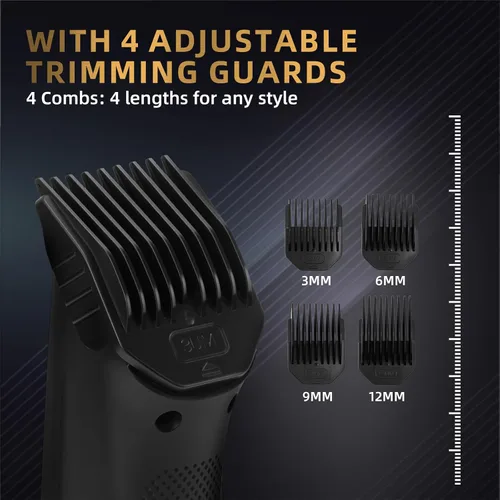 Vista 2 de Recortadora de pelo púbico para hombres, recargables, Manscape Body Hair Trimmer