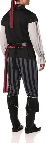 Vista 3 de Scallywag - Disfraz de pirata para hombre, Multi