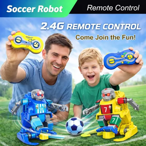 Vista 7 de ANTSIR Robot teledirigido juego de fútbol interior Battlebots para niños