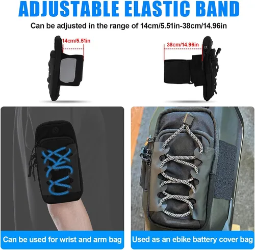 Vista 8 de Tool Front Frame Bag Sur Ron Storage Bag Electric Motorcycle Waterproof Reflective Design For Surron Light bee S/X Segway X160/X260 Talaria