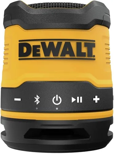 Vista 2 de Dewalt Altavoz Bluetooth, Recargable USB-C, para el lugar de trabajo (DCR008)