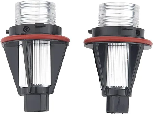Vista 3 de Bombillas LED blancas con anillo de ángel para BMW 5 6 7 Series X3 X5 (E39 E53 E60 E63 E64 E65 E66 E83), 7000 K blanco