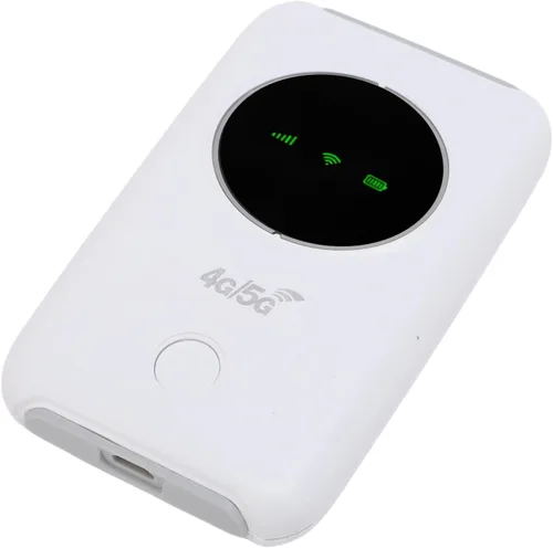 Vista 4 de Drfeify Enrutador portátil, punto de acceso móvil WiFi 4G LTE, velocidad de 300 Mbps, ranura para tarjeta SIM, para viajes y negocios