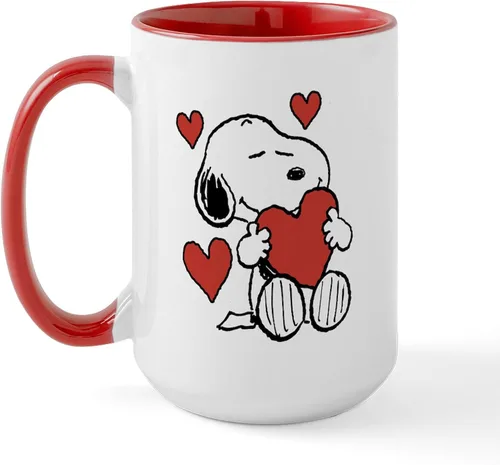 Vista 147 de CafePress SNOOPY Joe Cool - Taza de café de cerámica (15.0 fl oz)