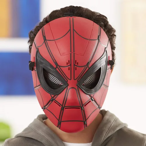 Vista 6 de Máscara Spider FX de Spider-Man de Marvel Lejos de casa para juego de rol – Juguetes de máscara de Super Héroe