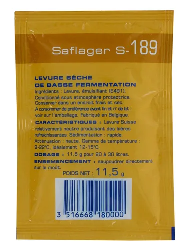 Vista 2 de Fermentis - FBA_s-189 0.41 oz Saflager S-189 Levadura seca Lager