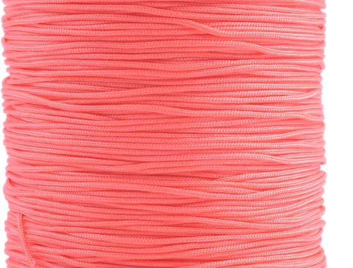 Vista 100 de KONMAY 1 rollo de cuerda de nailon de 150 yardas, trenzado de 0.016 in de nailon Shamballa Macramé/cordón de cuentas, cordón de nudo chino, cuerda