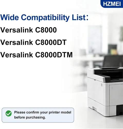 Vista 2 de Cartucho de tóner C8000 remanufacturado 106R04049 106R04046 106R04047 106R04048 Toner compatible con impresora Xerox Versalink C8000 (paquete de 4)