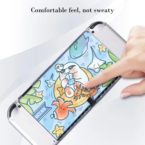 Vista 3 de PERFECTSIGHT Funda protectora compatible con Nintendo Switch OLED Funda antiarañazos a prueba de golpes para NS Switch y Joycon, bonita carcasa