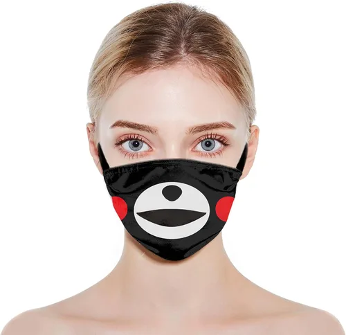 Vista 3 de 3 máscaras faciales ajustables reutilizables con cintas ajustables para las orejas bandana pasamontañas
