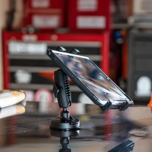 Vista 7 de iBOLT TabDock BizMount Soporte de ventosa para tabletas para camiones y vehículos