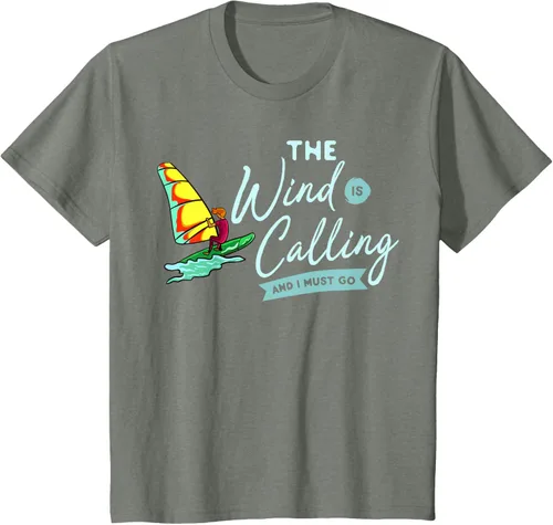 Vista 101 de Windsurfing Board Camiseta Windsurfer, Negro