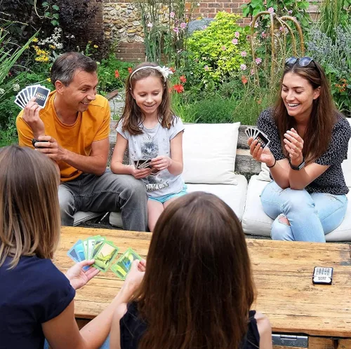Vista 9 de SMART CARDS Animales Juego de cartas 7 juegos en 1 Snap, Rummy, pares y más Juego educativo de viaje A partir de 5 años, 1-8 jugadores