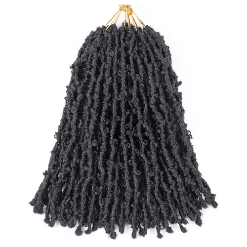 Vista 27 de Superlight Butterfly Locs - Cabello de ganchillo de 12 pulgadas, 6 paquetes