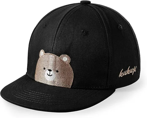 Vista 11 de Lindas gorras de béisbol bordadas para niños y niñas, de algodón lavado, ajustable, estilo vintage, snapback, para niños y niñas, de 3 a 8 años