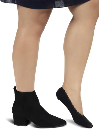 Vista 6 de Peds Forro clásico de punto ultra bajo para mujer con pestaña de gel, 6 pares