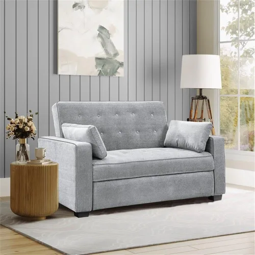 Vista 15 de Serta Ainsley Sofá Cama Convertible de 66.5", Tamaño Full, Dreamcoil Comfort, Tela Tejida Suave, Carbón