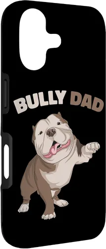 Vista 3 de American Bully Dad Dog Owner Father Funny Men Case for iPhone 17