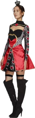 Vista 2 de Smiffys Disfraz de reina de corazones para mujer