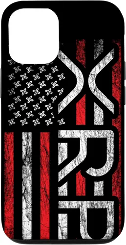 Vista 28 de iPhone 16 XRP Crypto - XRP criptomoneda - Bandera americana - Funda XRP