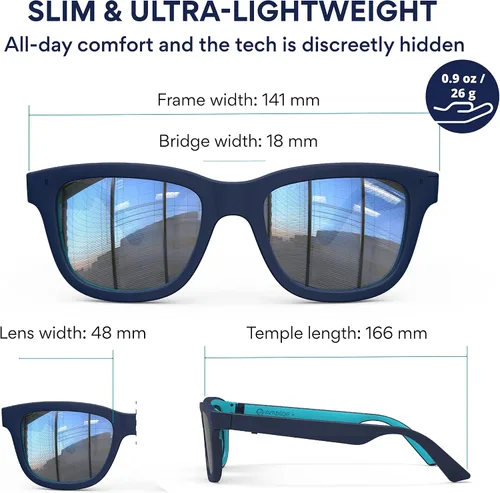 Vista 5 de Ampere Aplicación Dusk con gafas de sol inteligentes ajustables
