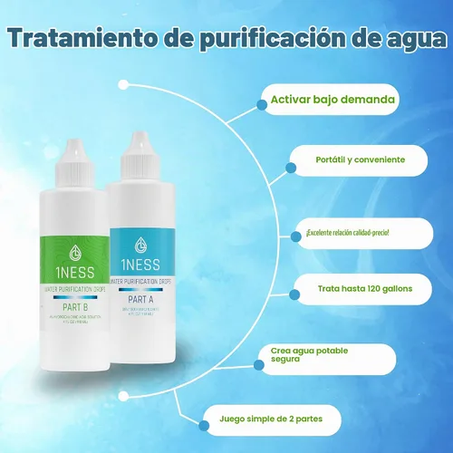Vista 6 de Kit de dióxido de cloro - Ácido clorhídrico 4% y solución de sodio (1 solución A de 4 onzas + 1 solución de 4 oz B)